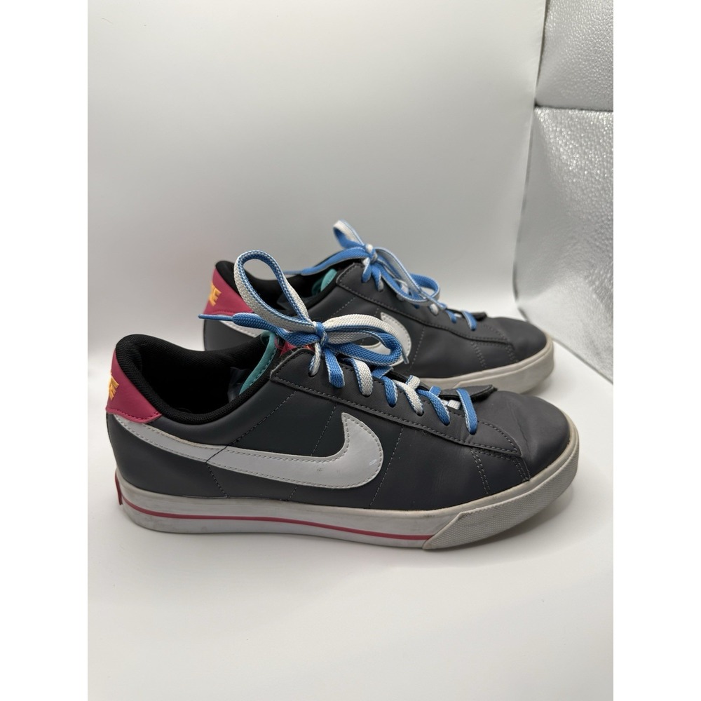Nike Sweet Classic Blue Leather Sneakers Casual  Low Shoes Women's Size 8.5   #8
